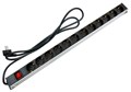 Блок розеток 19", 12 розеток Cabeus PDU-12P-2EU 513168