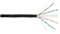 Кабель витая пара U/UTP 6 кат. 4 пары NikoMax NMC 4140C-BK 1093616