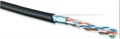 Кабель витая пара F/UTP 5e кат. 4 пары Hyperline FUTP4R-C5E-S24-OUT-LSZH-BK-500 1181643