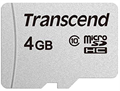Карта памяти MicroSDHC 4GB Transcend TS4GUSD300S 681265