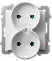 Розетка  Ospel GP-2RRP/m/00 738809